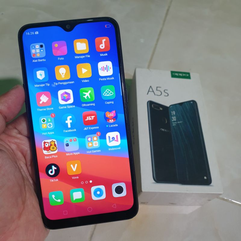 Oppo A5s 3/32 Ram 3gb Rom 32gb second berkualitas