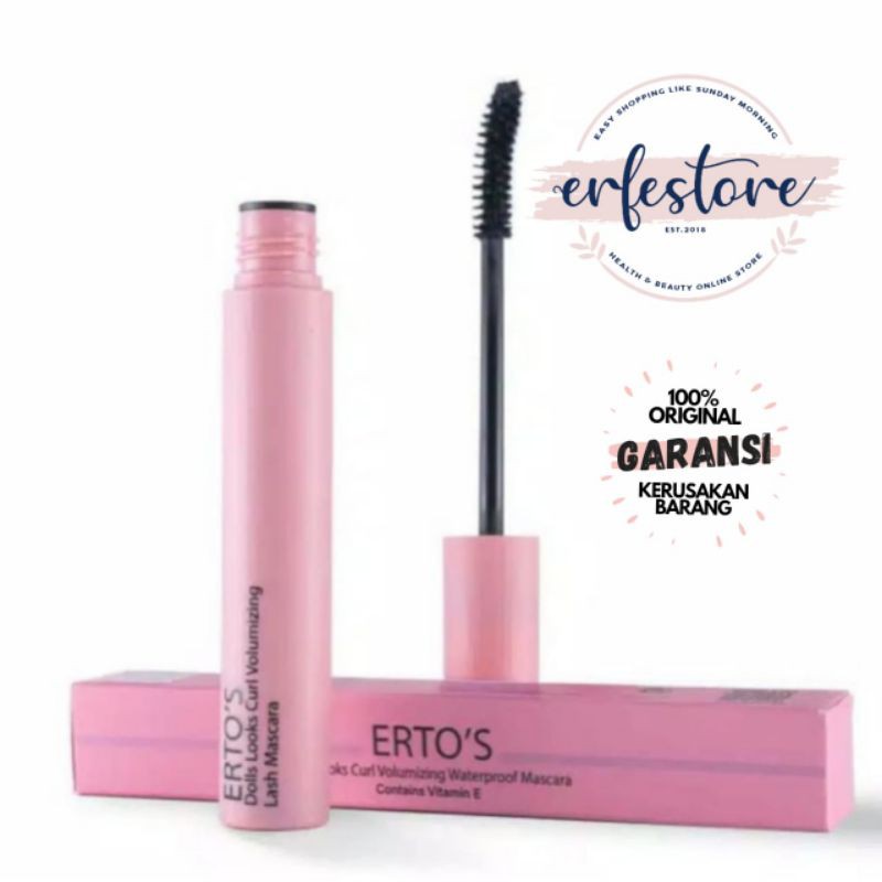 Ertos Curl Volumezing Lash Mascara / Maskara