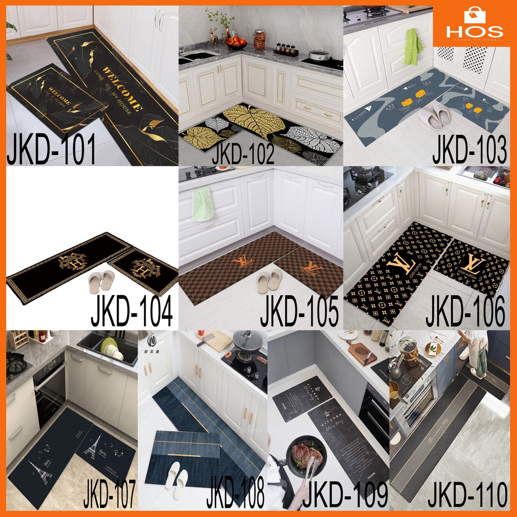 KESET DAPUR 2in1 LEMBUT ANTI SLIP (1set isi 2pcs) MOTIF TERBARU l Happyonshop