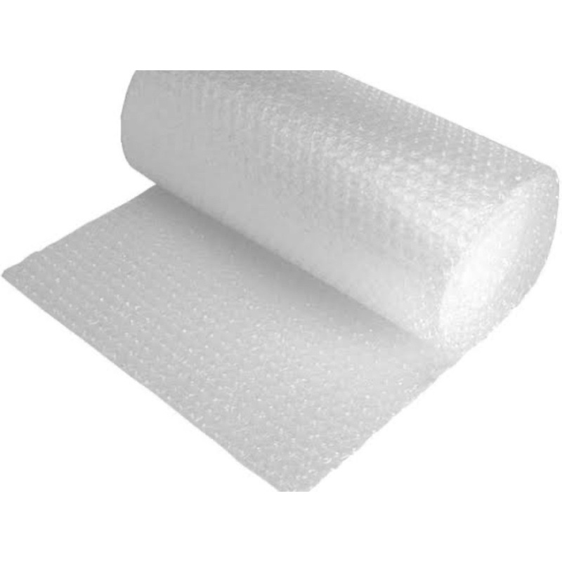 

bubble wrap + kardus