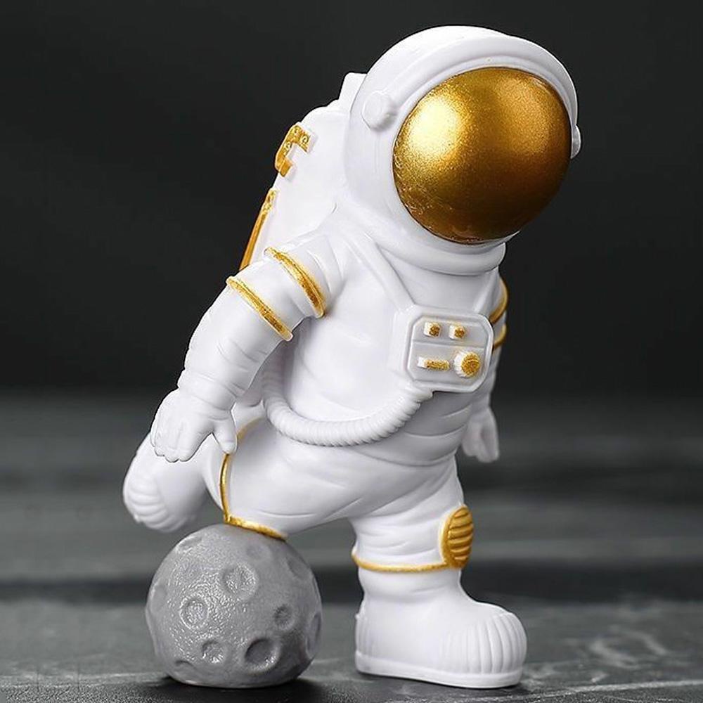 [Elegan] Astronot Figure Lucu 3pcs Spaceman Party Miniatur Anak Model Aksi