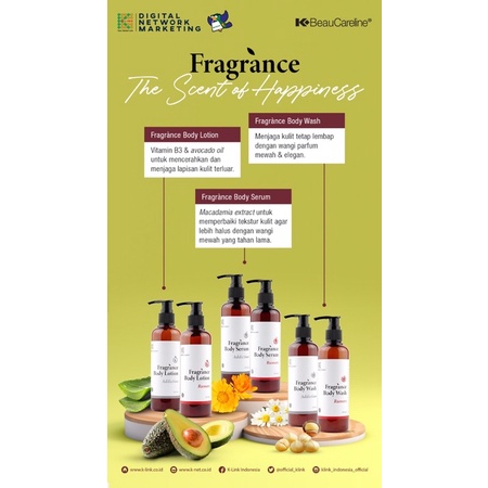 K BEAUCARELINE FRAGRANCE BODY LOTION,WASH,SERUM K LINK