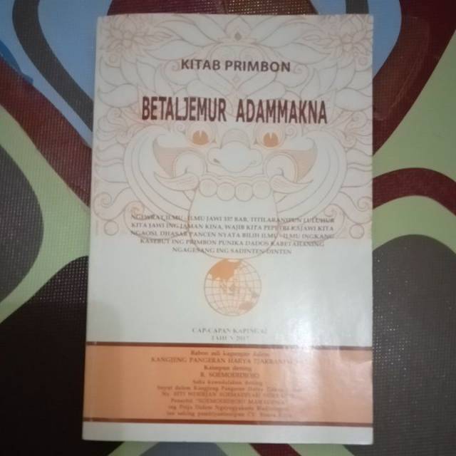 Kitab Primbon Betaljemur Adammakna