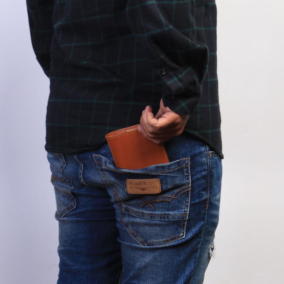 [PRODUK ZYDJ9] DOMPET KULIT PRIA EVREN DOMPET PRIA KULIT ASLI BAHAN KULIT SAPI 15 SLOT KARTU 2 SLOT 