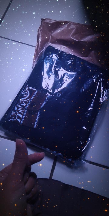 Batik Solo Modern Tumpal Hitam Set Sarung Dan Baju Koko(full Furing)