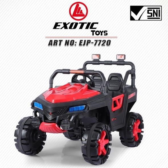 Mobil Aki Exotic EJP7720 & EJP7725+ JEEP Mobil Mainan Anak