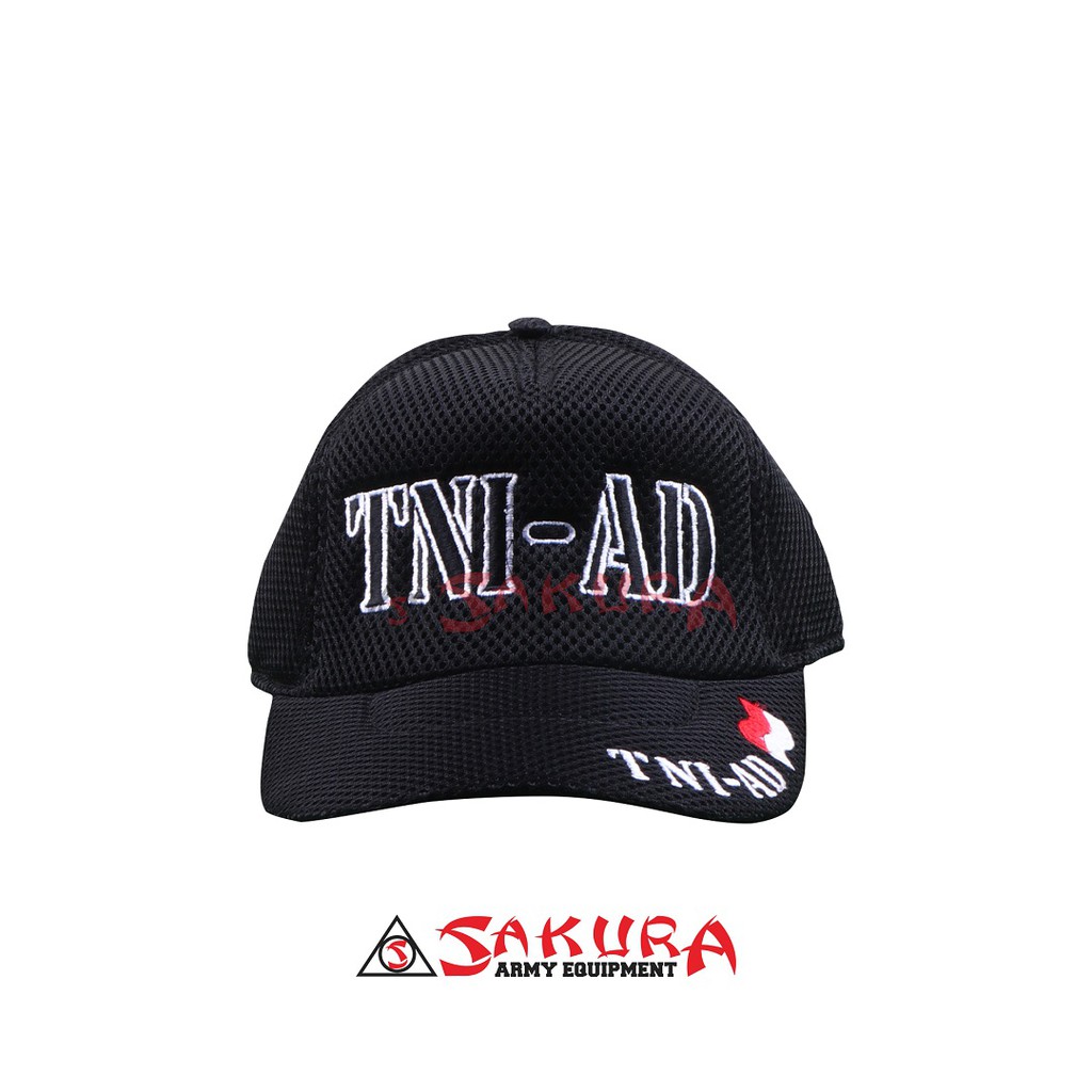 Topi Jaring Logo Tulisan TNI AD MP