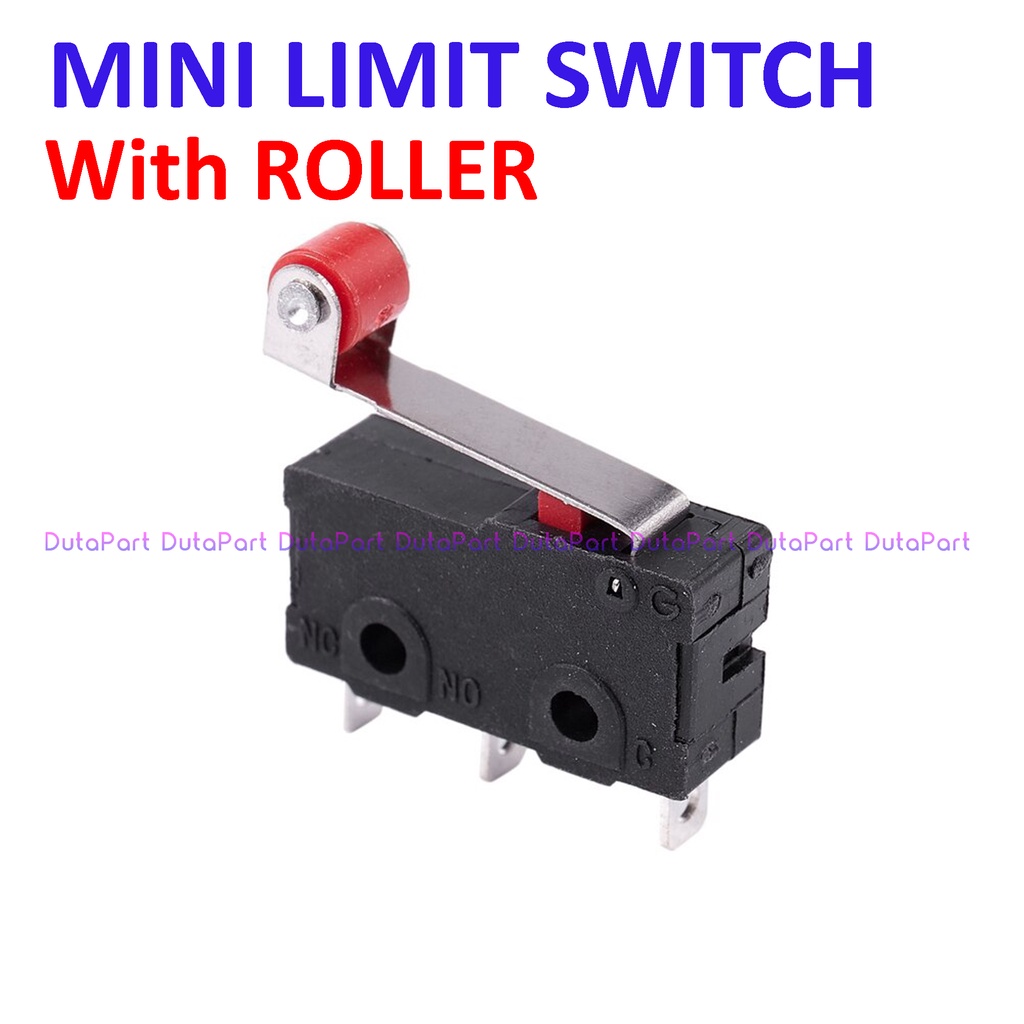 Mini Limit Switch With Roller Roda Saklar Pembatas Micro Switch SPDT