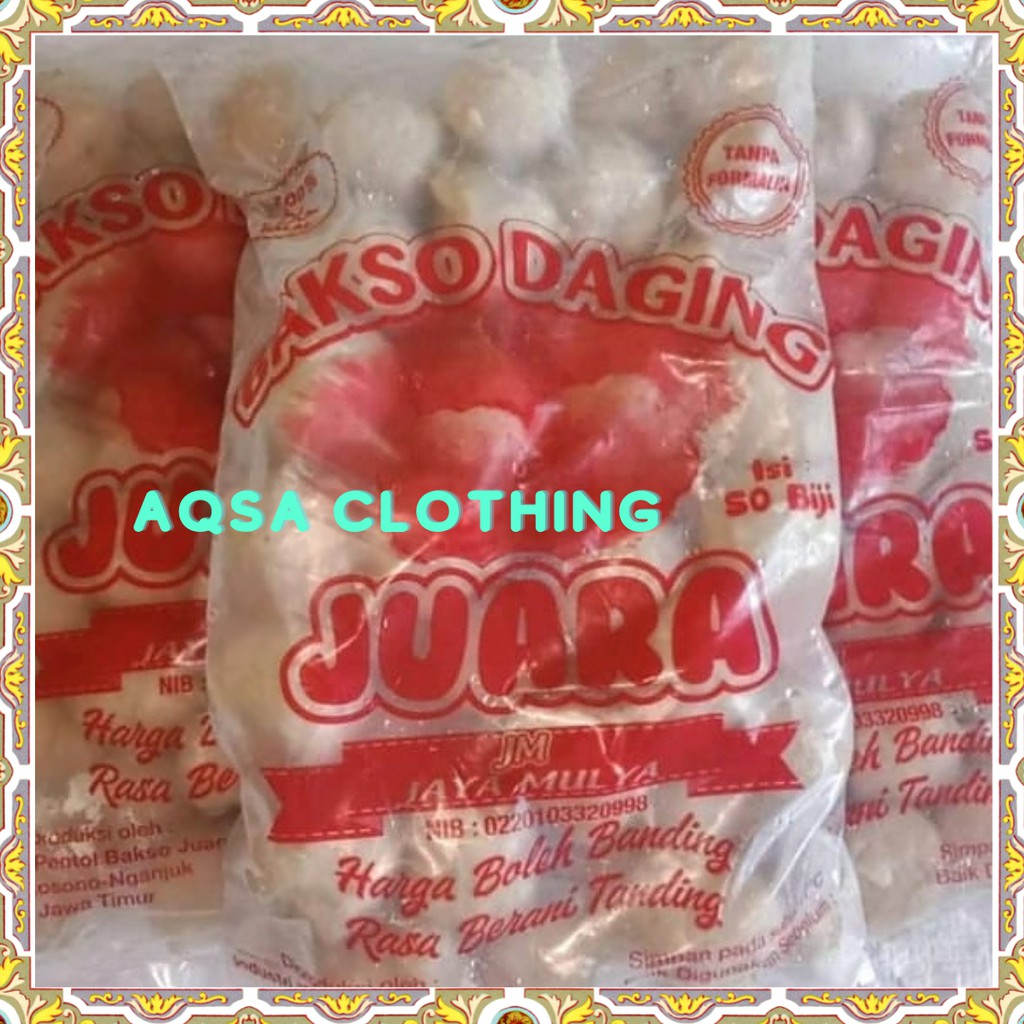 BAKSO DAGING SAPI ASLI ISI 50 - BAKSO JUMBO TANPA FORMALIN