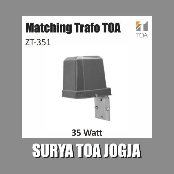 Matching Trafo TOA ZT351 ZT-351 ZT 351 Mecing 100 V Volt 35 Watt W Untuk Horn Speaker Masjid Mesjid