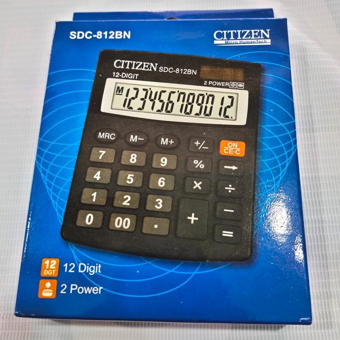 

best seller] kalkulator citizen 12 digit 812BN