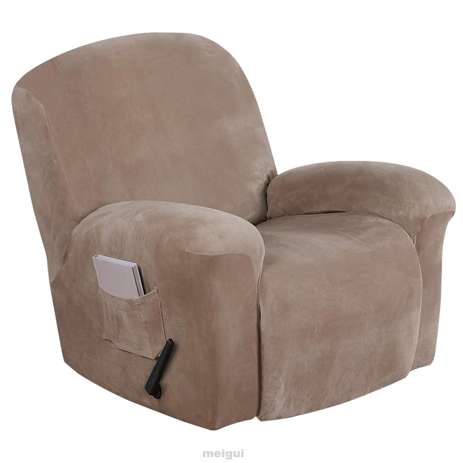 Solid Multifunction Non Slip Furniture Protection Recliner Chair Cover Shopee Indonesia