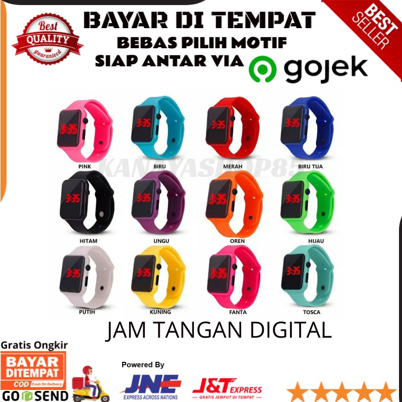 Jam Tangan Digital / Jam Tangan Led / Jam Tangan Pria & Wanita / Jam Tangan Pria Digital