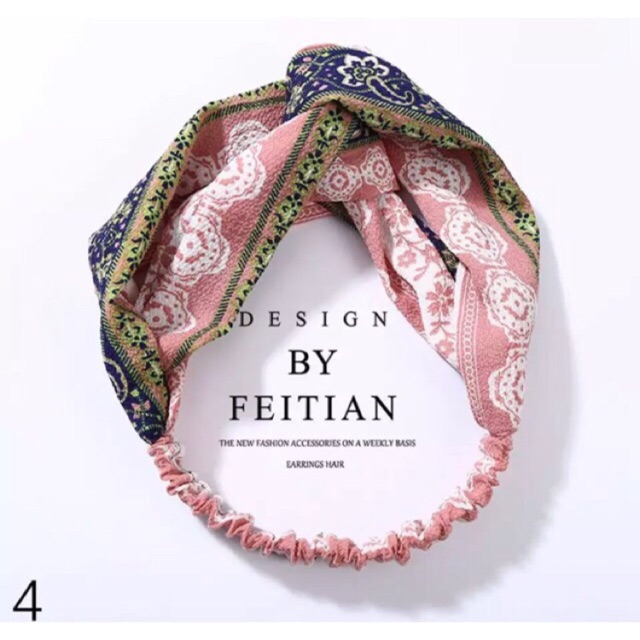 Grosir (SSC) Bandana fashion wanita bando rambut hairband headband aksesoris rambut turban vintage