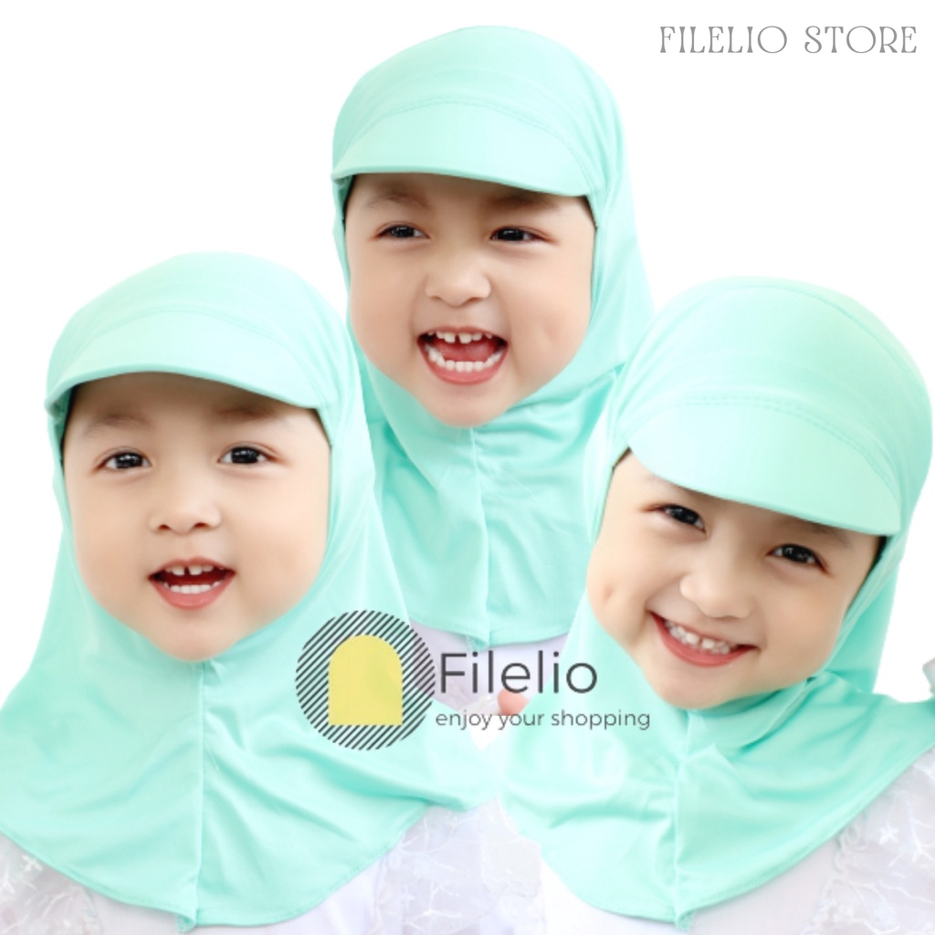 TERMURAH Hijab Anak Murah Topi Sporty Baby Jilbab Anak Lucu Umur 0-3 Tahun Krudung Anak Perempuan