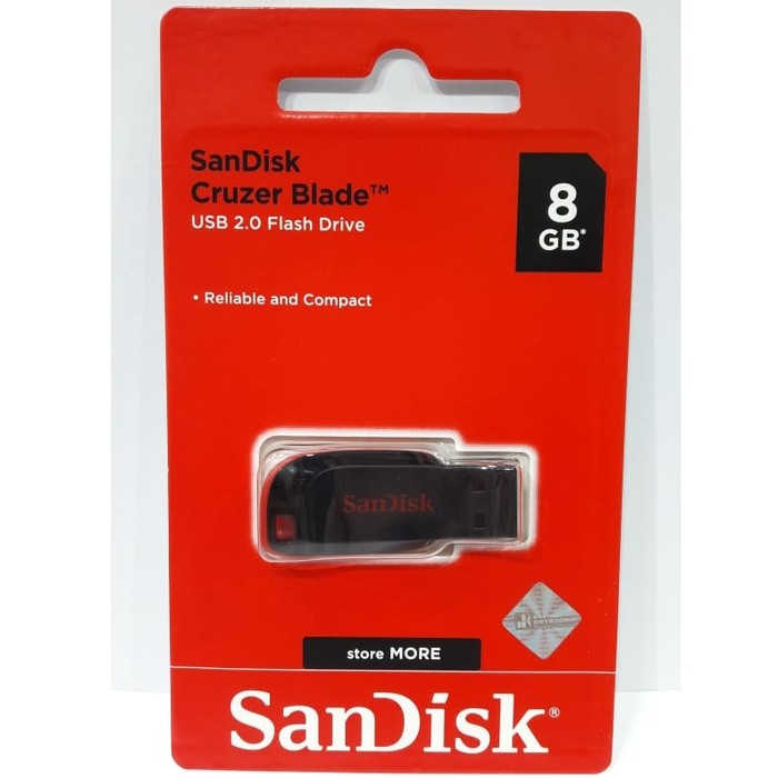 Flashdisk Sandisk 8GB Cruzer Blade CZ50 Original Garansi