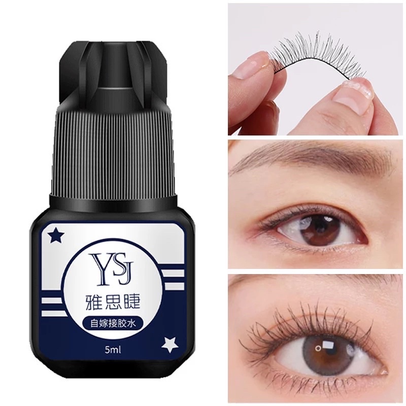 YSJ GLUE Eyelash Extension TIDAK PERIH tahan 1-2minggu BLACK GLUE