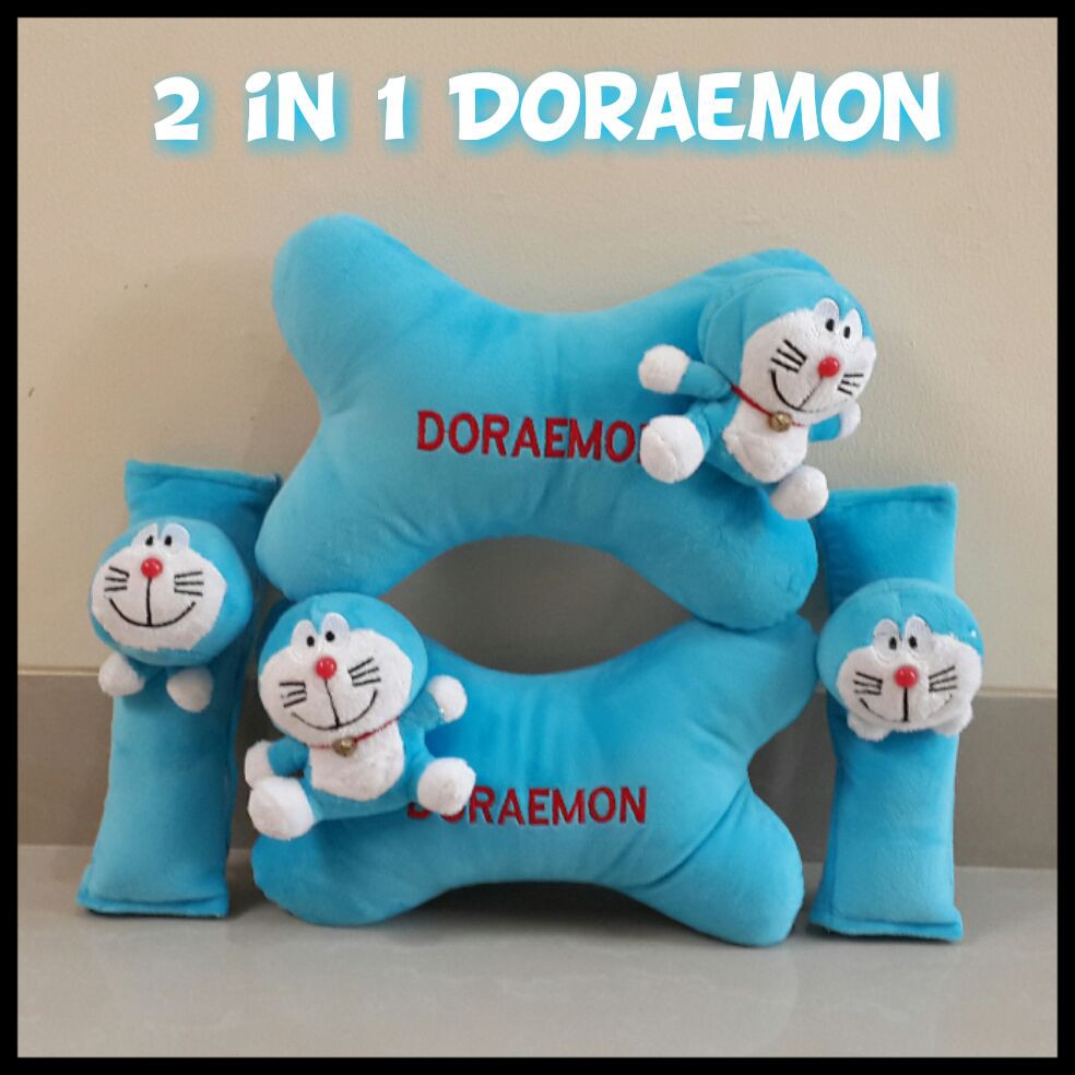 Bantal Mobil 2in1 Doraemon