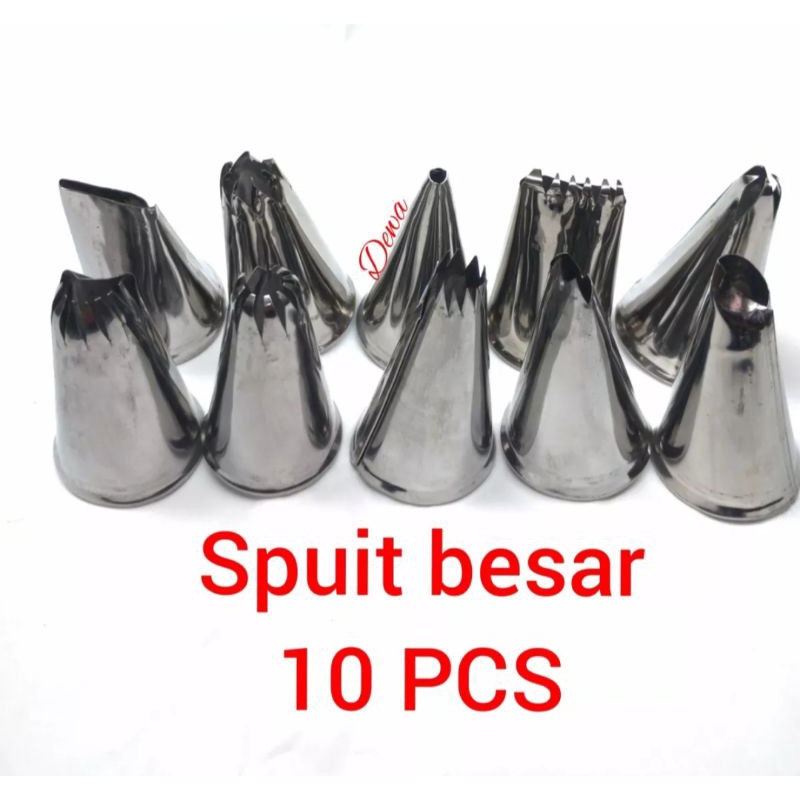 cetakan semprit besar/spuit besar 10 macam