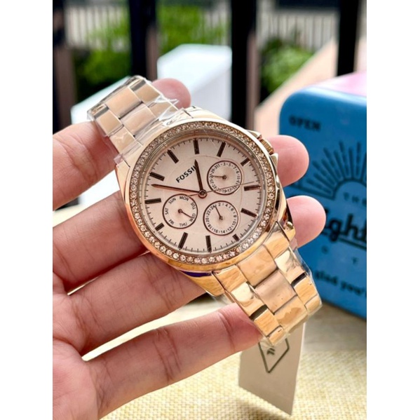 BQ3316 Janice Multifunction Rose Gold Tone Stainless Steel