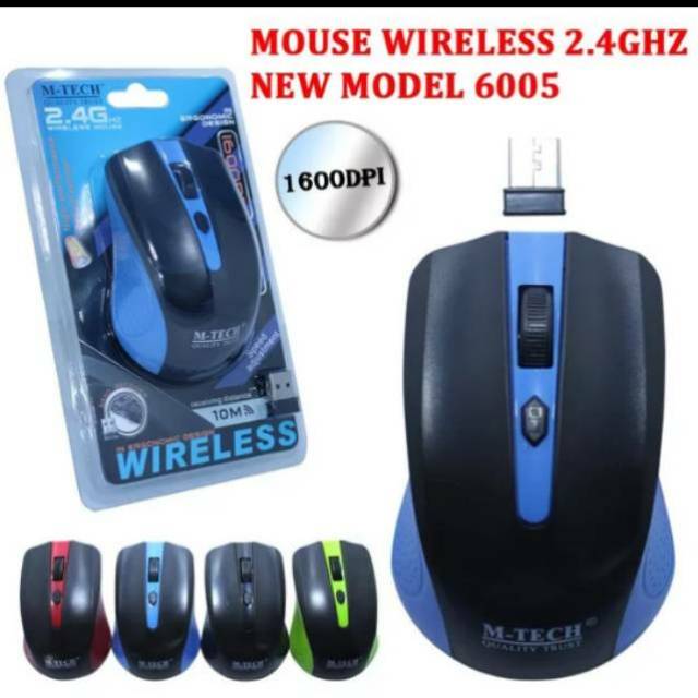 Mouse Wireless M-Tech Mouse wireless standar murah