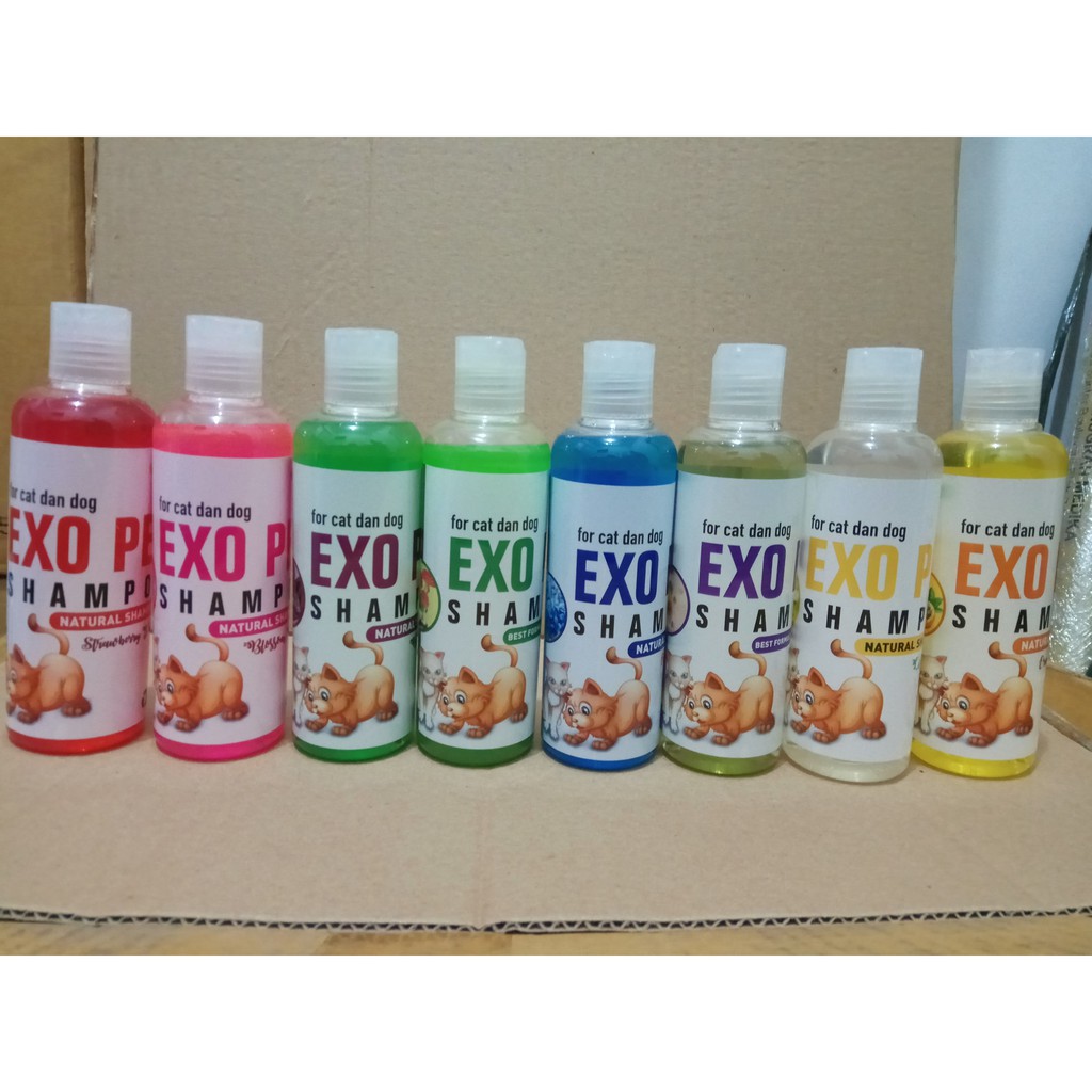 SHAMPO KUCING TERMURAH !!! EXO PET NATURAL SHAMPOO Kemasan 250 ml