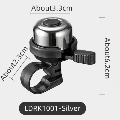 ROCKBROS LDRK1001 Bicycle Bell - Bel Sepeda Lipat MTB - Silver