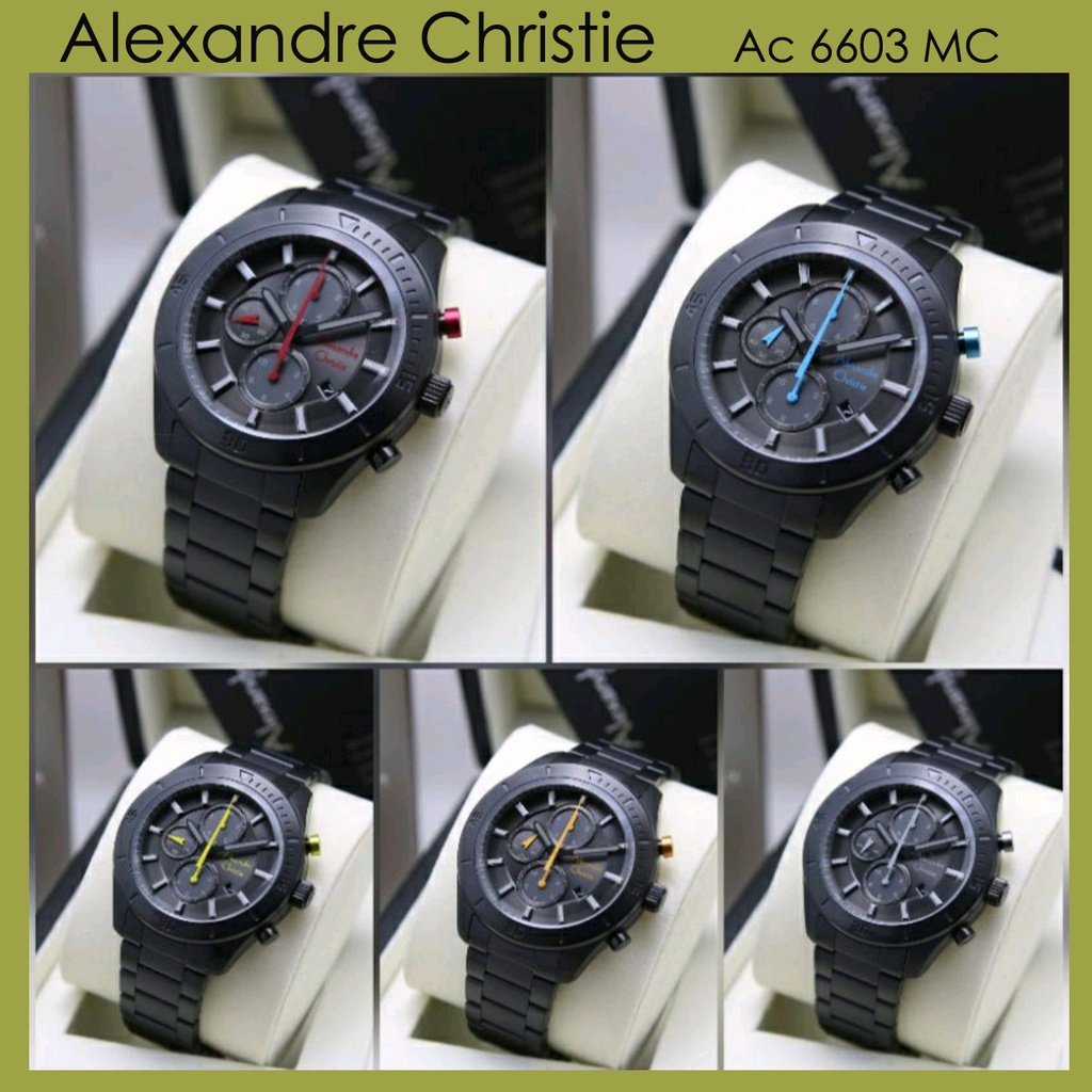 Alexandre Christie Ac 6603  Jam Tangan Pria Original Garansi Resmi 1 Tahunj