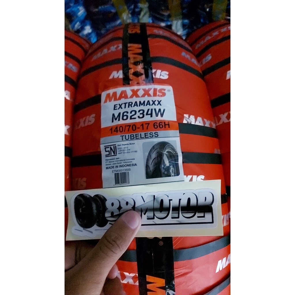 BAN MAXXIS EXTRAMAXX 140/70-17 Tubeless, OFFLINE LEBIH MURAH