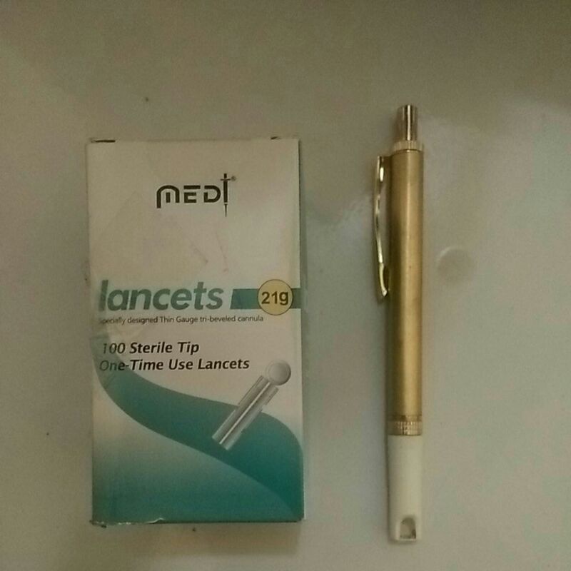 pena gold polos + jarum bekam standar PBI