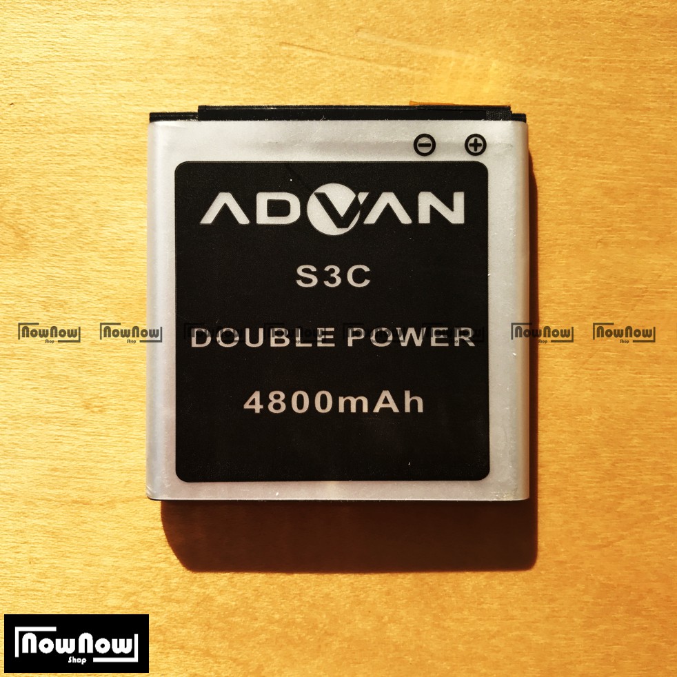 Baterai Advan S3C Original Double Power Batre Batrai Battery HP