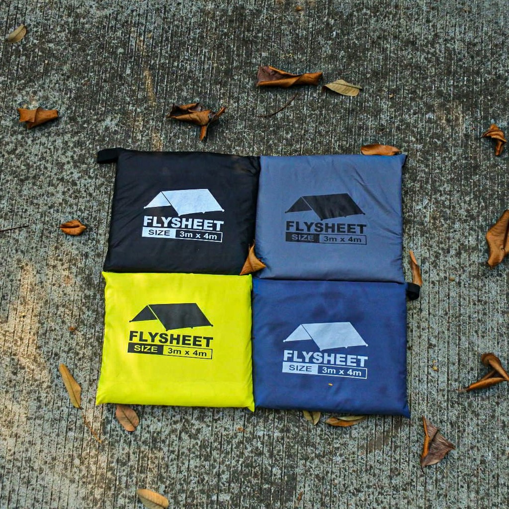 Flysheet 3x4 Meter - Flysheet waterproof - flysheet anti air - Flysheet tenda - Flysheet Hiking