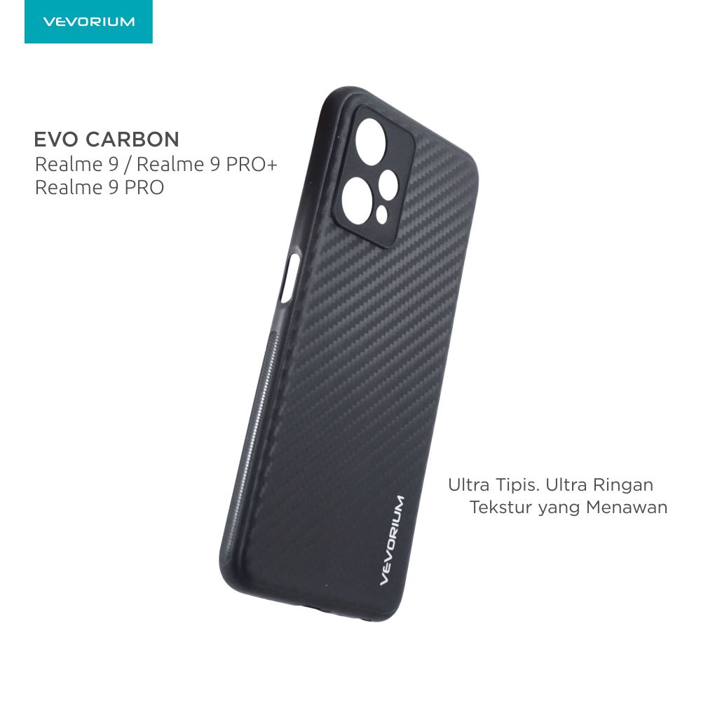 VEVORIUM EVO CARBON Realme 9 PRO+ PLUS 5G Realme 9 PRO 5G Realme 9 4G Soft Case