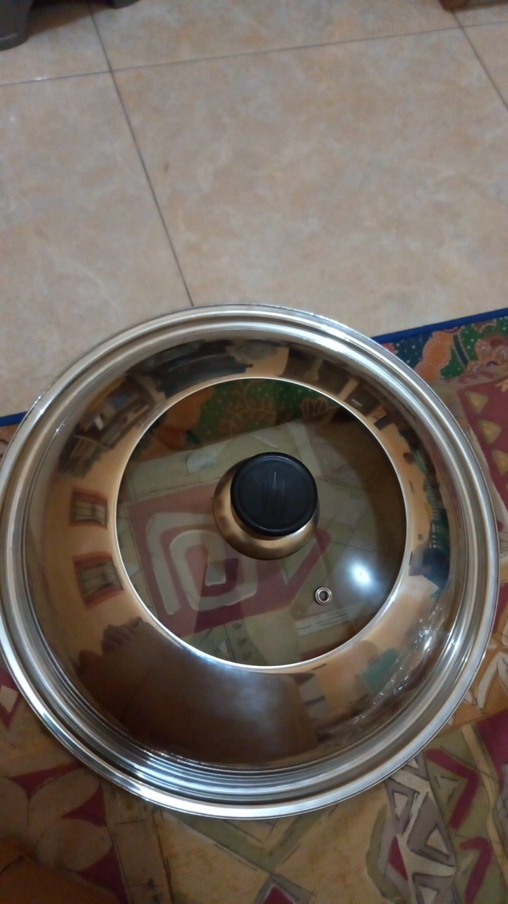 Tutup Panci Multifungsi Stainless Kaca Wajan Kuali Penggorengan Steamer Kukus Goreng 4 Ukuran Murah