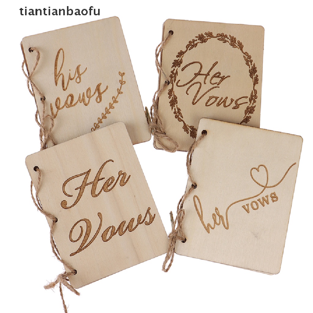 2 Pcs Buku Catatan Bahan Kertas Kraft Untuk Pernikahan Sturdy