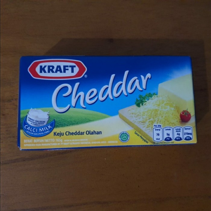 

ds211vz Keju Kraft Cheddar 165 Gram Xa201As