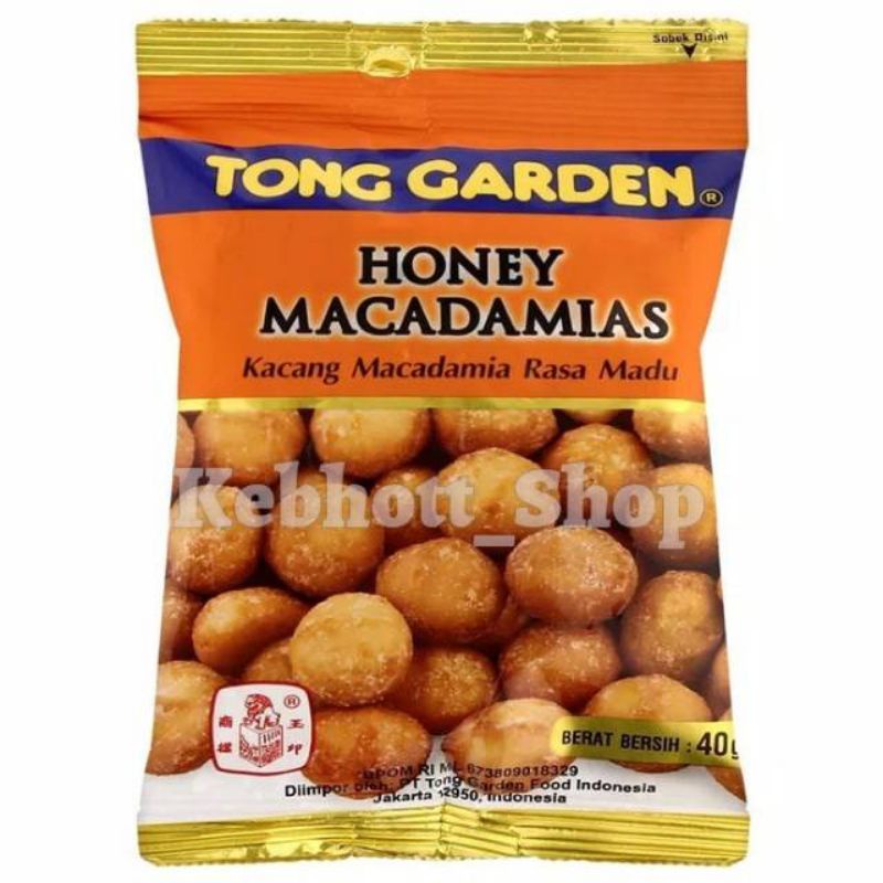 

Tong garden macadamia Honey nuts 35gr