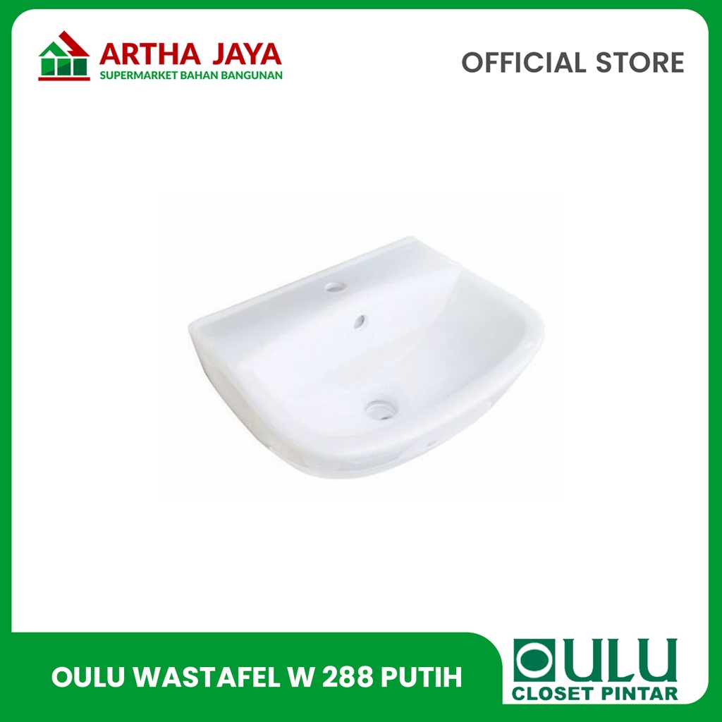 Jual Oulu Wastafel Gantung W Putih Kwp Shopee Indonesia