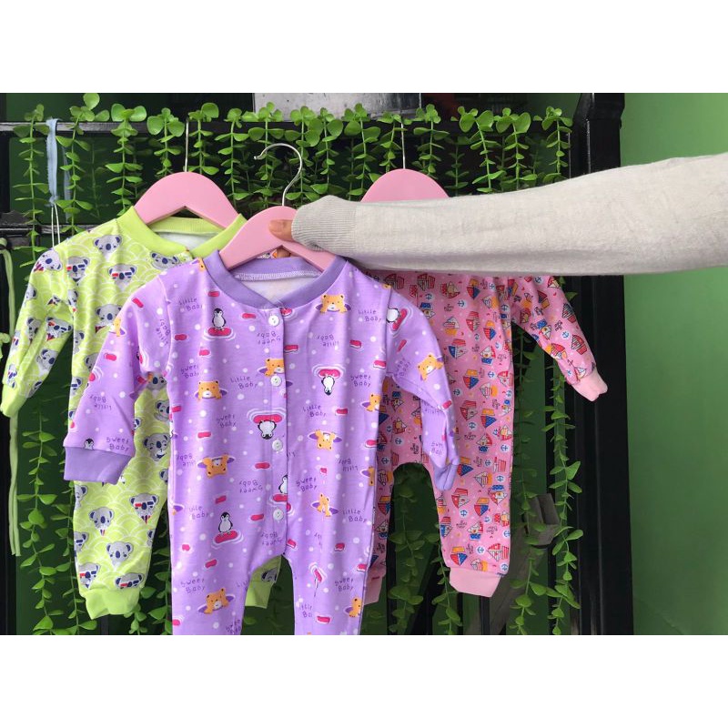 Sleepsuit bayi jumpsuit anak bayi piyama bayi baju tidur bayi baju bayi pergi perempuan laki laki 0 3 bulan baru lahir newborn