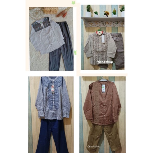 Setelan set koko panjang anak Pito Dito/pitodito