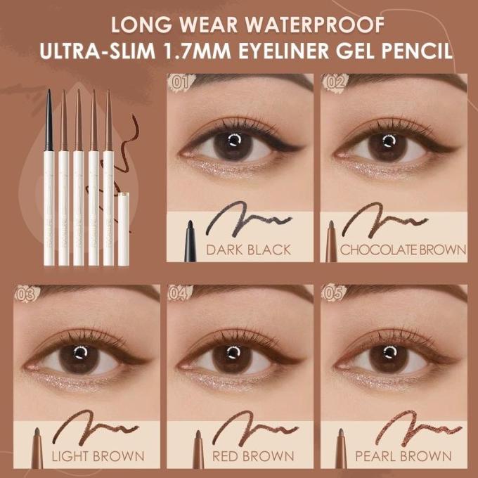 

Focallure #ConfidenceHalo Eyeliner Gel Pencil FA243 Pen Spidol Pensil CUCI GUDANG