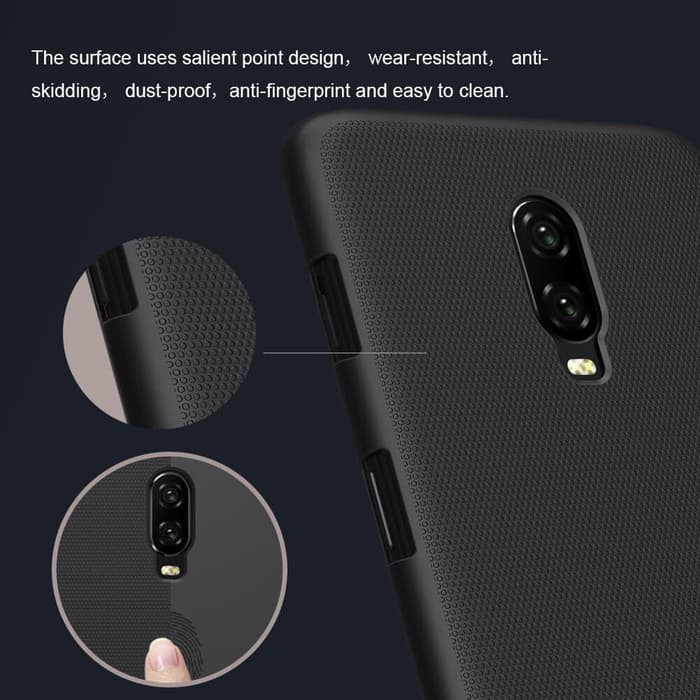 Hard Case Oneplus 6T Nillkin Frosted Shield Casing Original