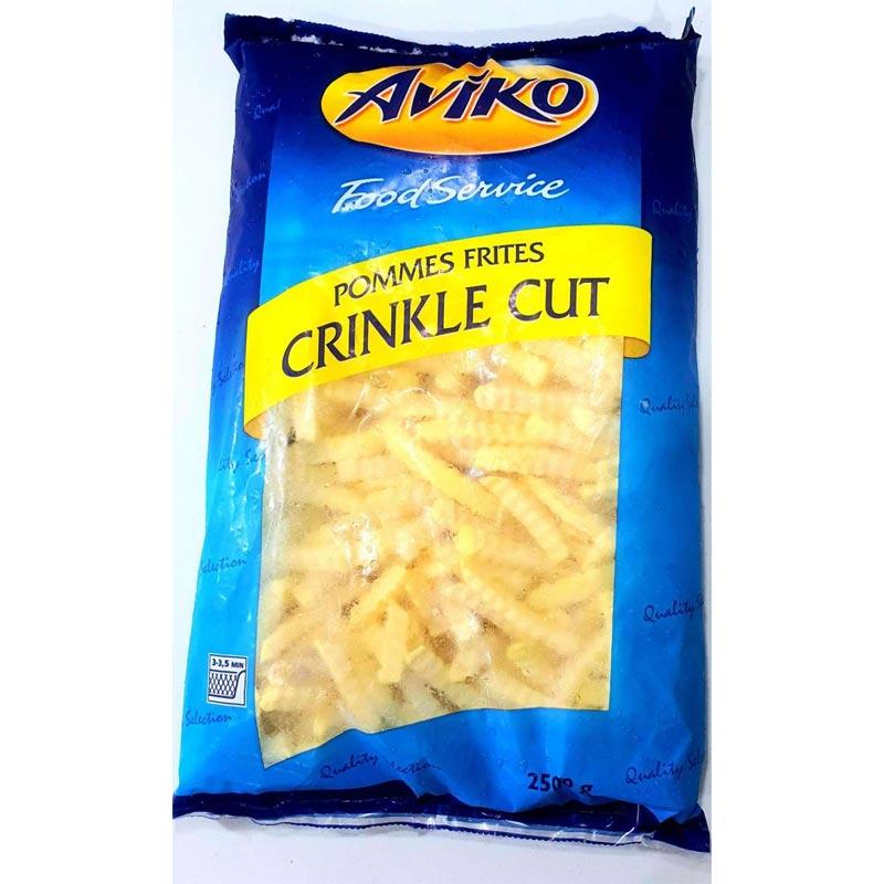 KENTANG GORENG  CRINKLE CUT AVIKO 2,5Kg FRENCH FRIES IMPOR BELANDA PREMIUM PACK