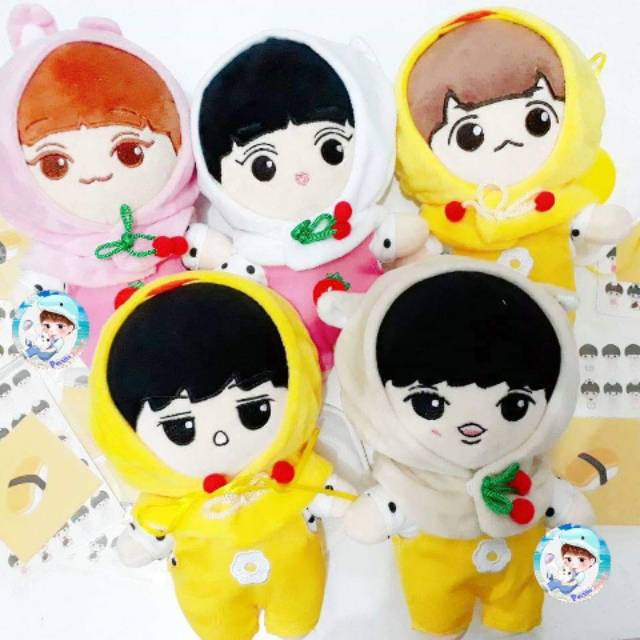 Exo doll delicious series sehun baekhyun lay suho xiumin