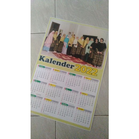 

kalender 2024 custom photo,tulisan,logo