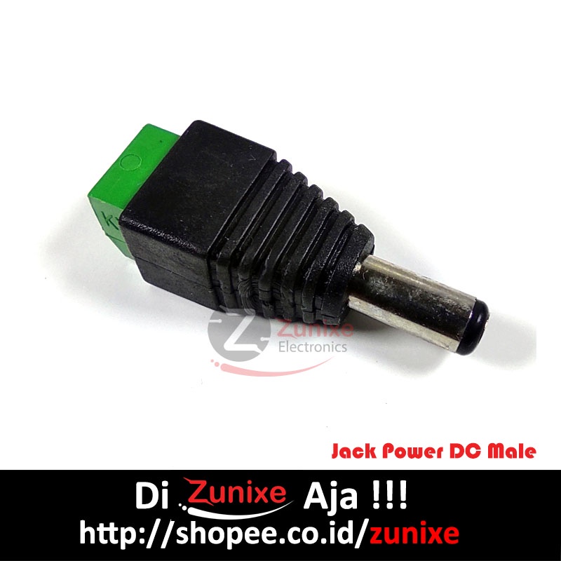 Jack Power DC Male Konektor Jack Soket Socket DC Konektor Connector Adaptor Baut Male