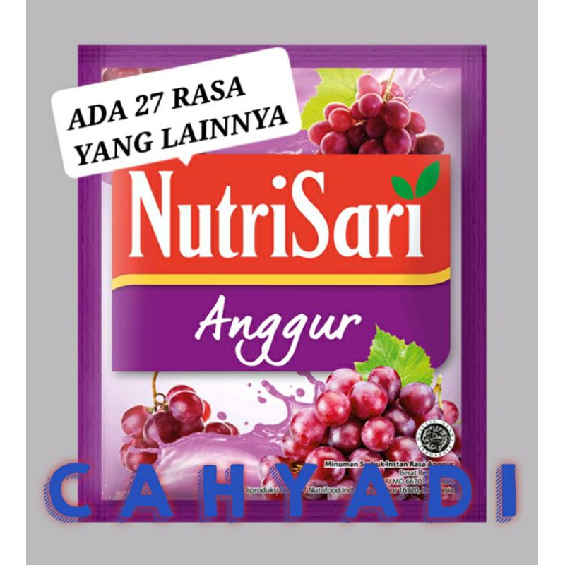 

Nutrisari Anggur /renceng