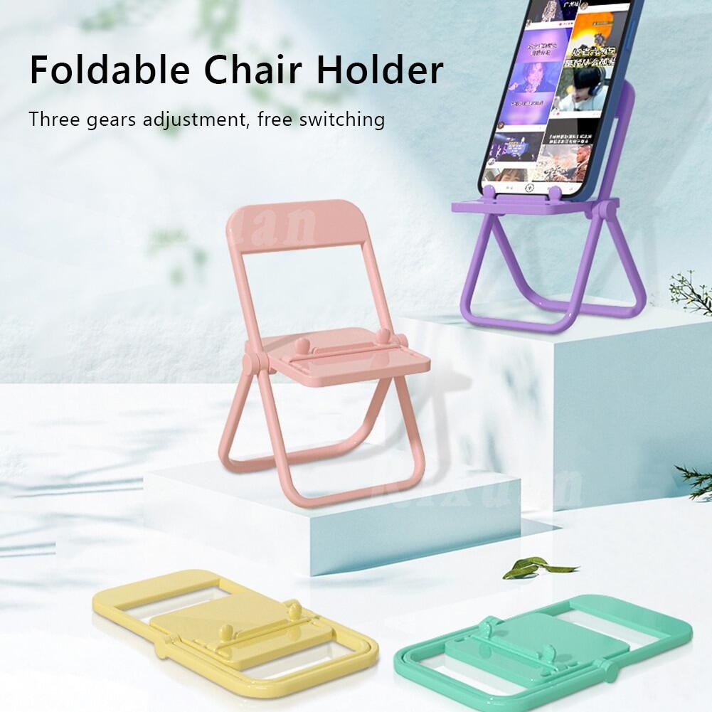 Stand Holder Smartphone Bentuk Kursi Lipat Portable