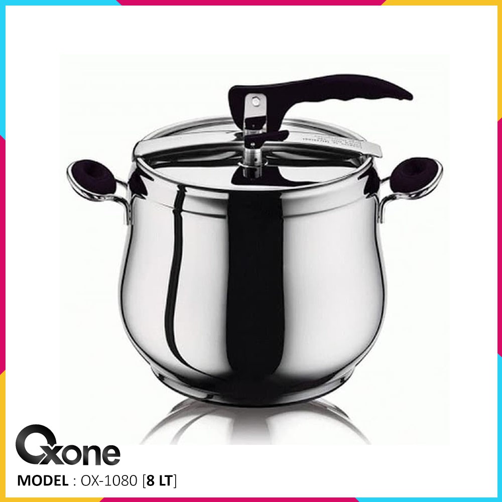 Presto Oxone Stainless 8Lt OX-1080 Presto Pressure Cooker Oxone [High Quality]