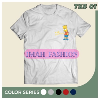 KAOS SABLON DTF BAHAN KAOS COTTON COMBED 30S ALLSIZE GAMBAR KARTUN THE SIMPSONS MURAH MERIAH KEKINIAN BISA COD IMF